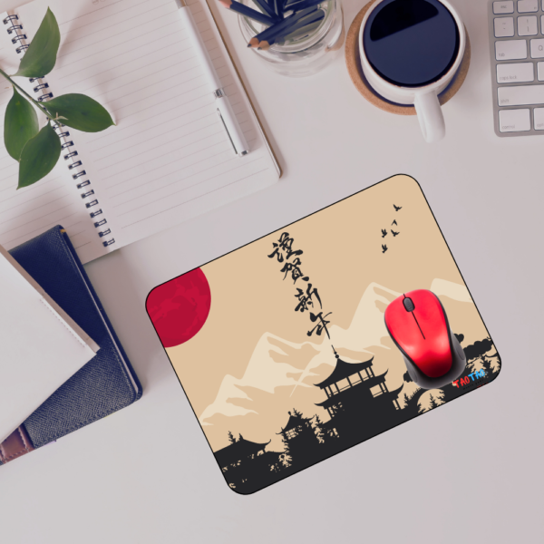 TAOTAO Mousepad – Chinese House Image Printed Rubber Mousepad for Computer | Durable, Non-Slip, and Culturally Inspired - Image 3